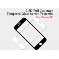 China SGS Black iPhone SE Tempered Glass Screen Protector factory