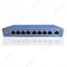 China 8 port POE switch 24V with 1 uplink port, mini network hub ethernet switch for ip camera factory