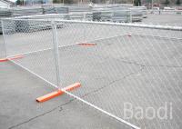 China Construction Sites Temporary Yard Fencing , Firm Structure Crowd Control Barriers factory