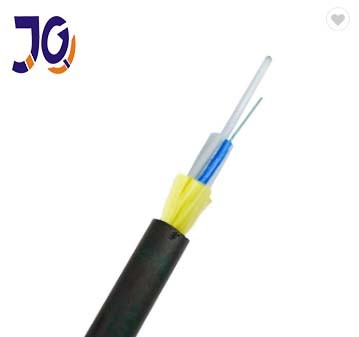 Quality SM G652D Single Jacket 100 Span ADSS 72 Core Fiber Optic Cable for sale