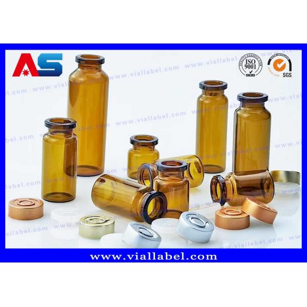 Quality Pharmacy ML Tube Small Glass Vials bayonet mouth Amber Glass Vials 16 * 31mm for sale
