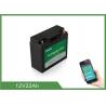 China Deep Cycle Cell 12V 22Ah Lithium Phosphate Battery With Bluetooth Function factory