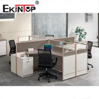 China Commercial Modern 4 Seater Office Workstation Furniture ISO9001 Certified factory