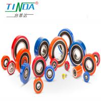 Quality TINDA Rubber Coated Bearings Wheels With High Corrosion Resistance for sale
