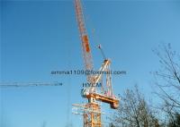 China 25t Big QTD500-5078 Luffing Tower Crane 50m Long Lifting Jib 7.8t Tip Load factory