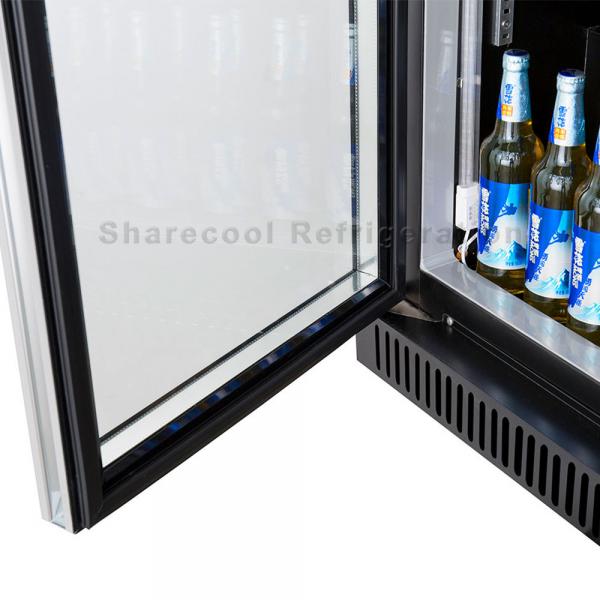 Quality 750L Commercial Upright Freezer Glass Door Beer Refrigerator For Bottles for sale