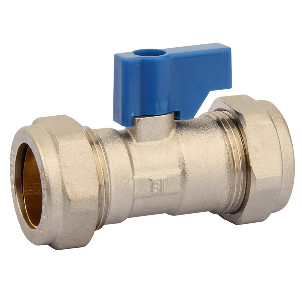 Quality 22mm Ball Valve Compression Ball Valves Brass Mini for sale