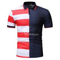 China Men' s Cotton Breathable Polo Shirts Short Sleeve Summer T shirts factory