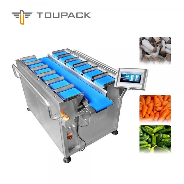 Quality CE Approve Multi Head Conveyor Belt Weigher For Cucumber Pepper for sale
