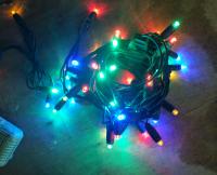 China 50 bulb led multi color string lights for christmas factory