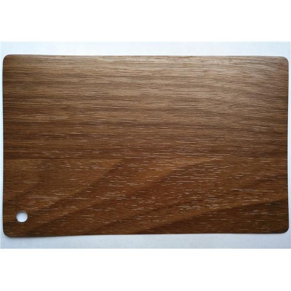 Quality Self Adhesive Lamination PVC Wood Grain Foil Walnut Wooden for sale