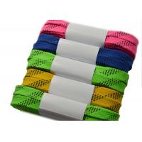 China High Tenacity Ice Hockey Laces Paper Roll Packed , Multi Colors Custom Skate Laces factory