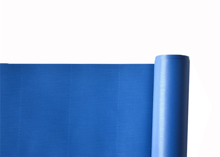 China Blue Color 1.5m Width Waterproof PVC Tarpaulin Rolls , Pvc Tarpaulin Sheet factory