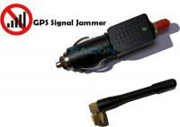 China Automobile Mini Cell Phone GPS Jammer Anti 1575MHz GPSL1 Tracking Cigar Lighter factory