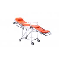 Quality Bariatric Folding Ambulance Stretcher Aluminum Alloy Structure for sale