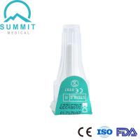 China Ultra Thin Painless Insulin Pen Needles 32G 8mm With Siliconized Tri-beveled Needle factory