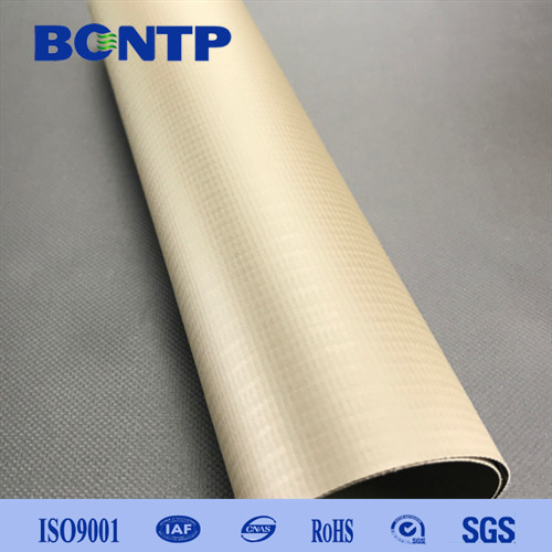 China 1000D 18x18 500g Waterproof PVC Tarpaulin Heat Fire Resistant Canvas Tarpaulin factory