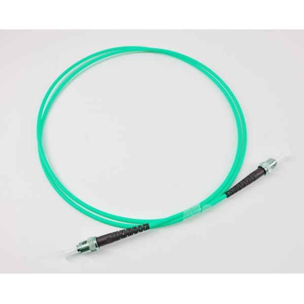 Quality ST/ST Fiber Optic Patch Cord Simplex 3.0mm SM/MM/OM3/OM4/OM5 With PVC / LSZH Jacket for sale