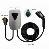 Quality American Standard Single Gun 32A Type 1 Wall EV Charger For Tesla Home Charging for sale