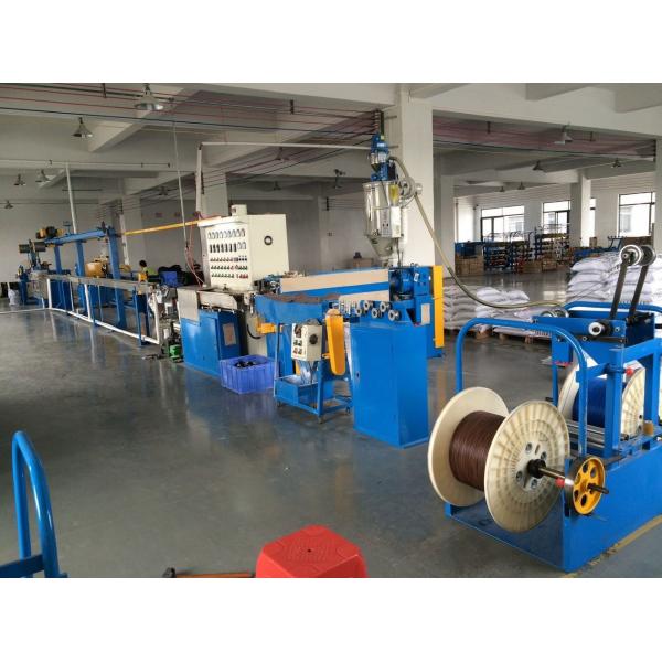 Quality Plastic PVC Cable Extruder Extrusion Making Machine For House Cable 1.5 2.5 for sale