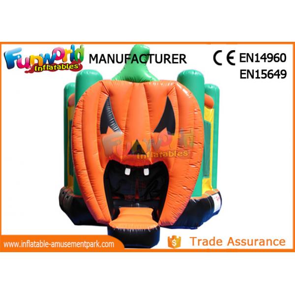 Quality Mini Inflatable pumpkin bounce house For Public / Festival Activity for sale