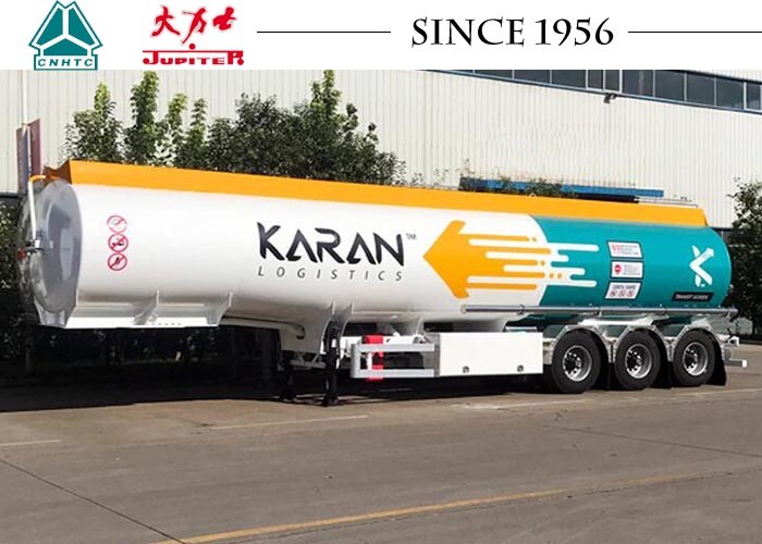 China 30000L 35000L 40000L 45000L Aluminium Alloy Milk Tanker Trailer factory