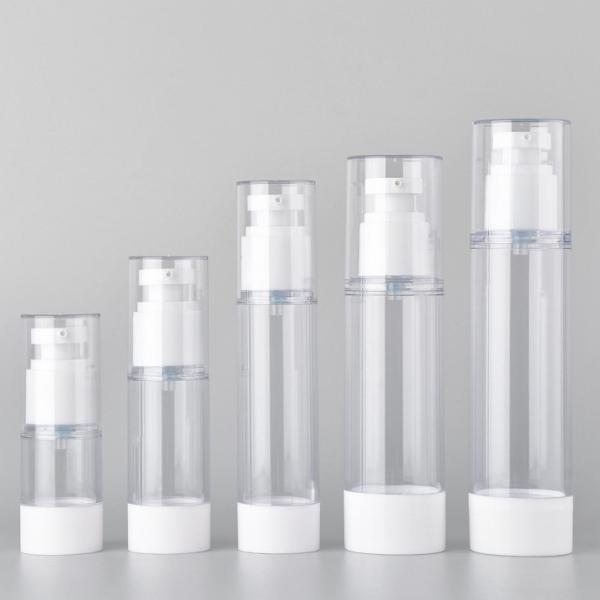 Quality Clear Airless Pump Spray Bottle , Clear Vacuum Pump Bottle Cosmetic for sale