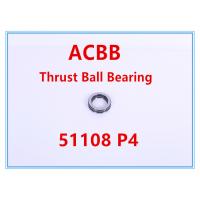 Quality 51108 P4 High Precision Thrust Ball Bearing for sale