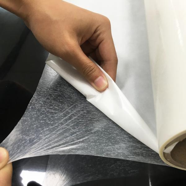 Quality 50mic Seamless Hot Melt Glue Film 1.18g/cm³ Double Sided Tape Film for sale