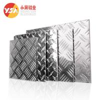 China 5754 5 Bar 5mm Aluminum Sheet Checked Pattern Plates Aluminum Checked Plate for sale