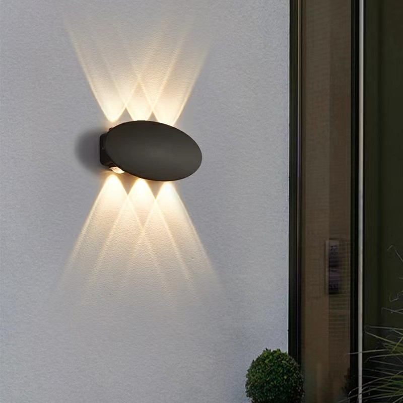 China IP65 Outdoor Waterproof Wall Light 4W 6W 8W Up And Down Lighting Wall Lamp factory