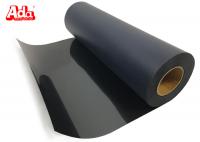 China Garment Black Flock Heat Transfer Vinyl , 50cm*25m Flock Transfer Sheets For T - Shirt factory