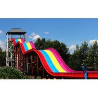 China Customized Mat Racer Water Slide FRP Fiberglass Large Water Slides For Adults factory