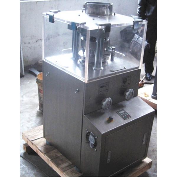 Quality Small Automatic Single Punch Rotary Tablet Press Machine For Chemical / Foodstuff for sale