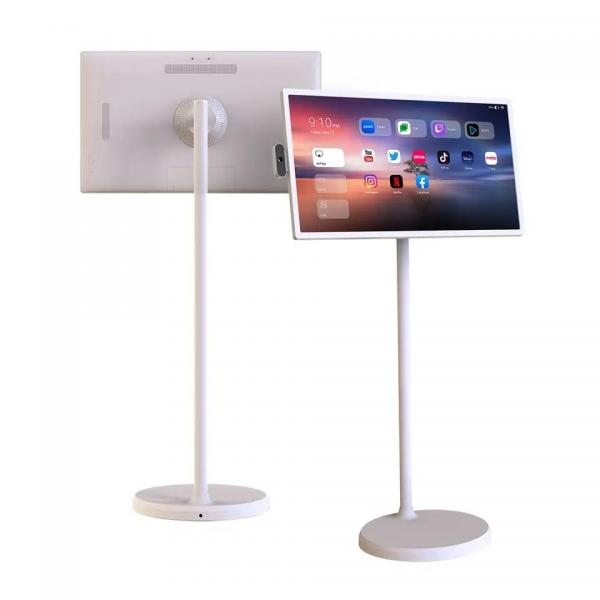 Quality Android OS Smart Digital Kiosk Touch Screen Wireless Movable Built In Battery 32 Inch for sale