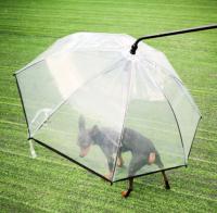 China Ready To Ship: dog leashes umbrella Anti-Drop Reverse open Inverted Umbrella for Pets leash C shape handle umbrella factory