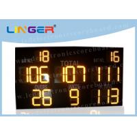 Quality Multi - Function LED Cricket Scoreboard Electronic CE / RoHS Approved for sale