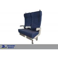 China High Speed Train Passenger Seat Adjustable Backrest 180 Degree Rotatable factory