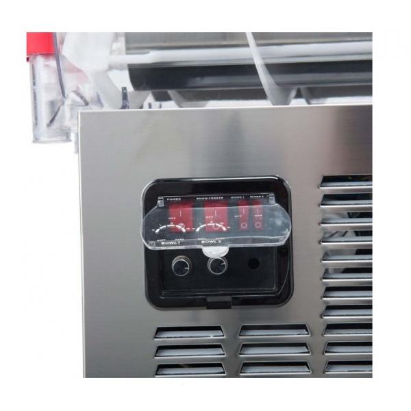 Quality 500W Stainless Steel Ice Slush Machine With Three Tanks For Beverage 15L×3 for sale