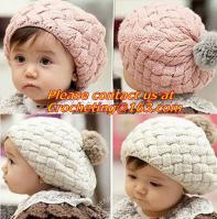 China baby hat kids baby photo props beanie,faux rabbit fur gorros bebes crochet beanie toddler factory