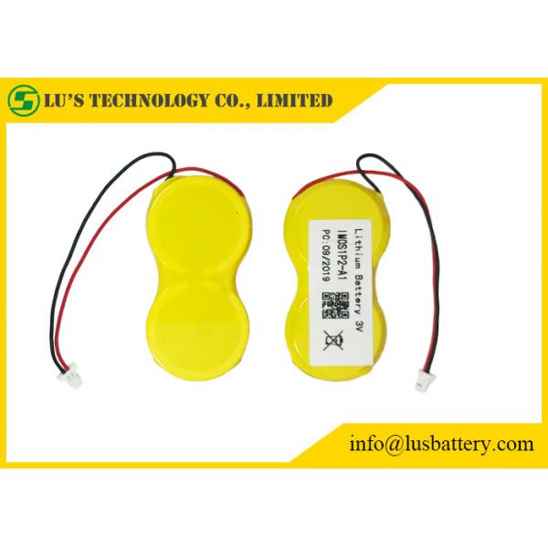 Quality CR2450-2P Button Lithium Coin Cell 1200mah 3.0v With Wires JST Connector for sale