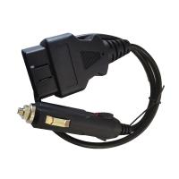 Quality 16 Pin OBD2 OBD GPS Cable Black Male Female To Cigarette Lighter for sale