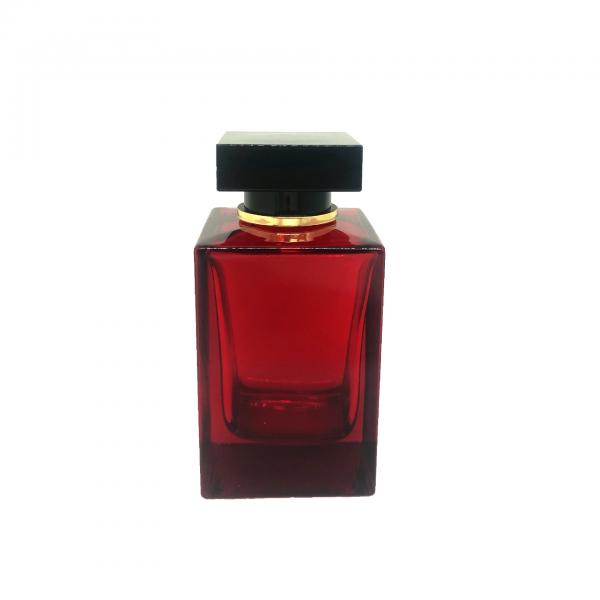 Quality 100ml Elegant Square Perfume Bottle, Glass Bottle, Spray, Sub Packaging, Bayonet, Empty Bottle for sale