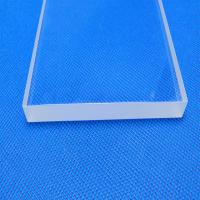 Quality Custom Doped Quartz Glass Sheet High Precision 0.03mm Tolerance for sale