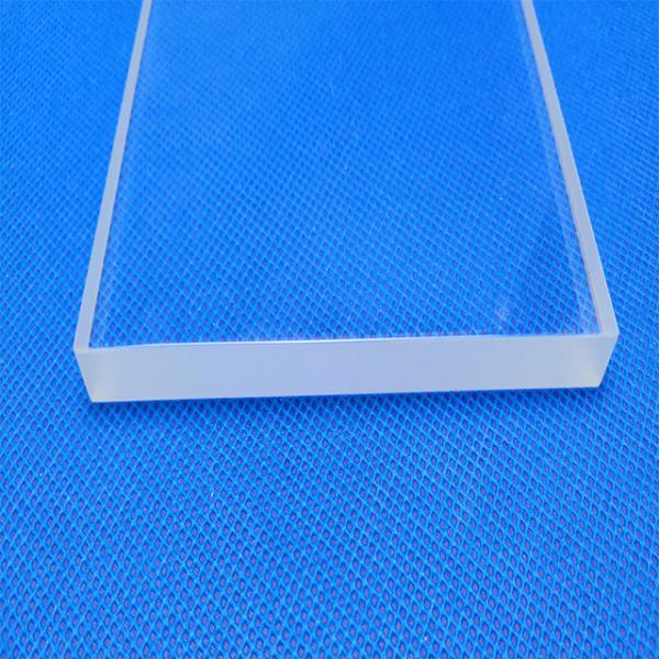 Quality Custom Doped Quartz Glass Sheet High Precision 0.03mm Tolerance for sale