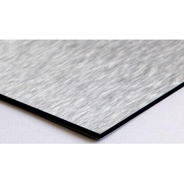 Quality Interior Decoration AA1100 18um Brushed Aluminum Composite Panel for sale