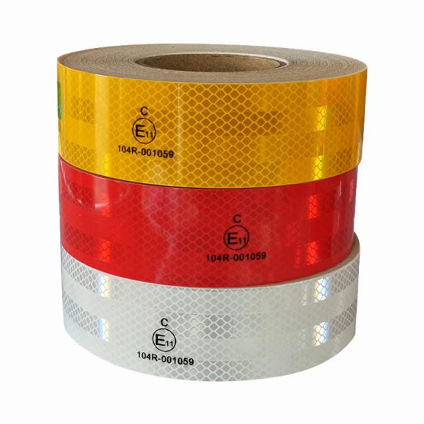 Quality 2"X150ft ECE 104 Conspicuity Reflective Tape White Red Yellow for sale