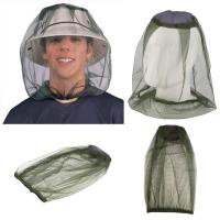China Outdoor Fishing Cap Anti Mosquito Net For Face Mosquito Insect Repellent Hat Bug Mesh Head Net Face Protector Travel Cam factory