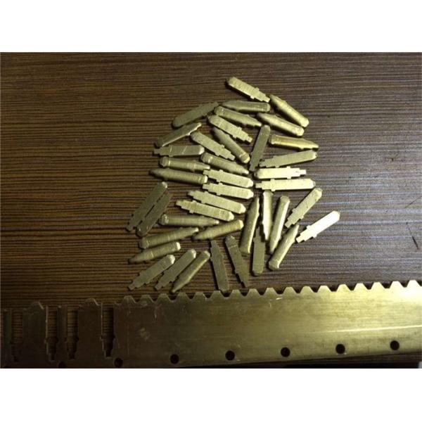 Quality Compound Blanking Brass Stamping Parts Thick Small Input Connecter Parts for sale
