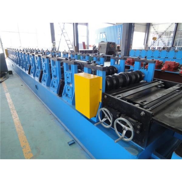 Quality Three Waves Guardrail Roll Forming Machine with Conveyor Table Hydraulic for sale